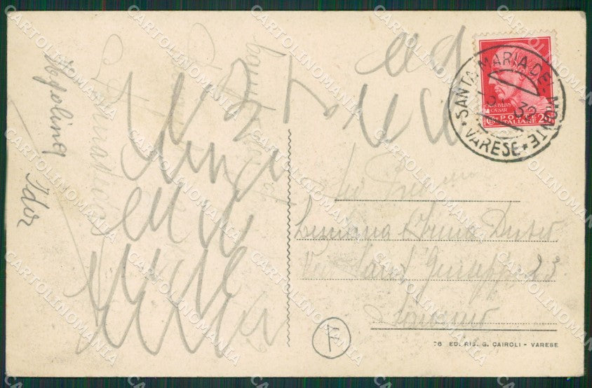 Varese Sacro Monte Saluti da cartolina QK8348 – retro