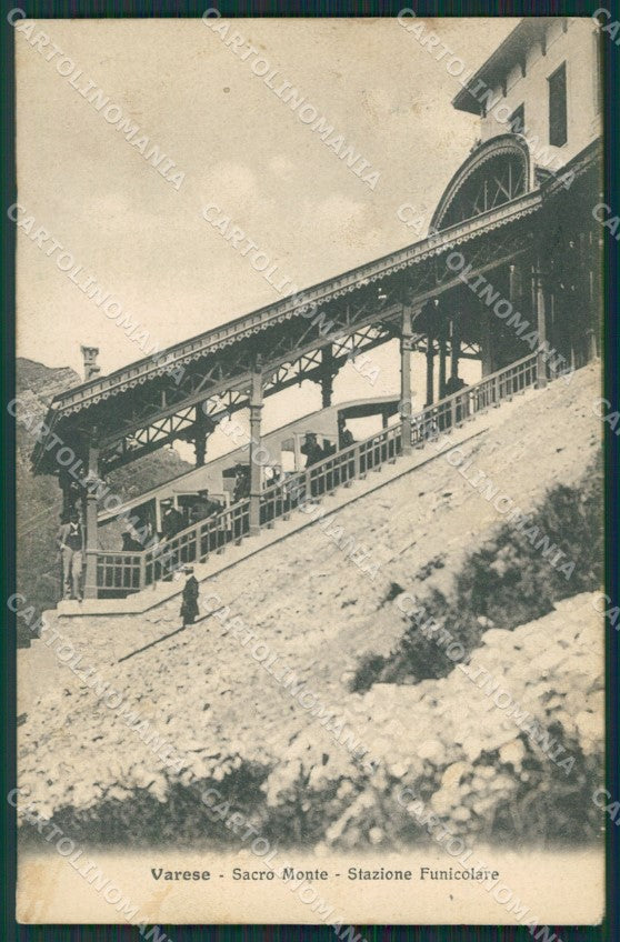 Varese Sacro Monte Funicolare cartolina QK8350 – fronte