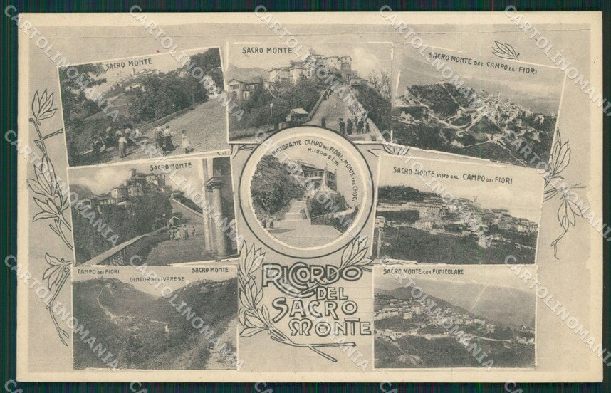 Varese Sacro Monte cartolina QK8351 – fronte