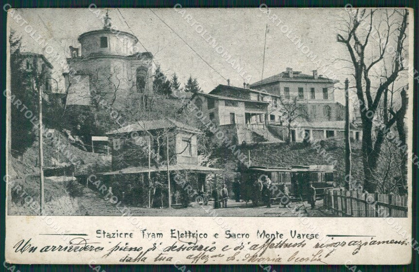 Varese Sacro Monte cartolina QK8366 – fronte