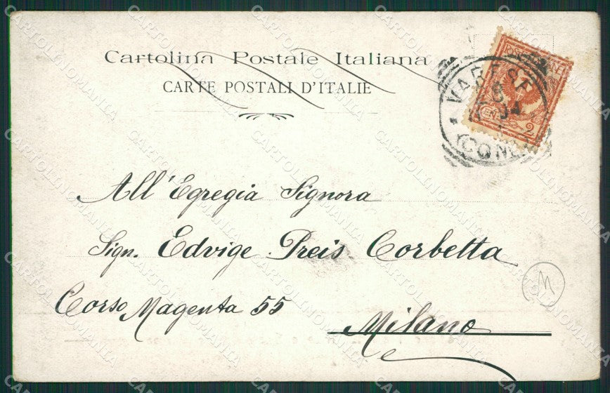 Varese Sacro Monte cartolina QK8366 – retro