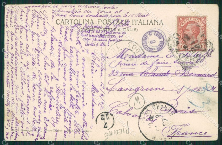 Varese Sacro Monte PIEGHE cartolina QK8368 – retro