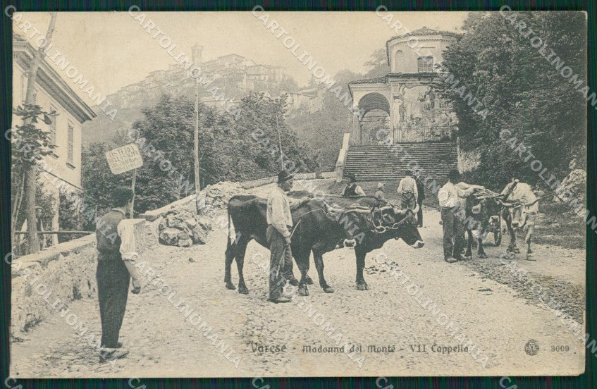 Varese Sacro Monte cartolina QK8370 – fronte