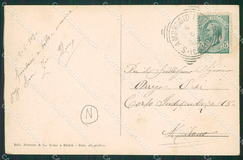 Varese Sacro Monte cartolina QK8370 – retro