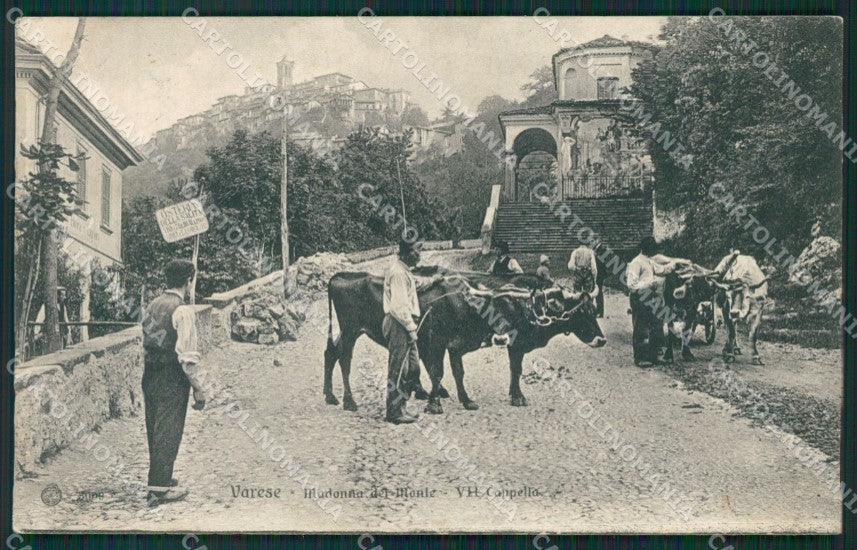 Varese Sacro Monte cartolina QK8371 – fronte