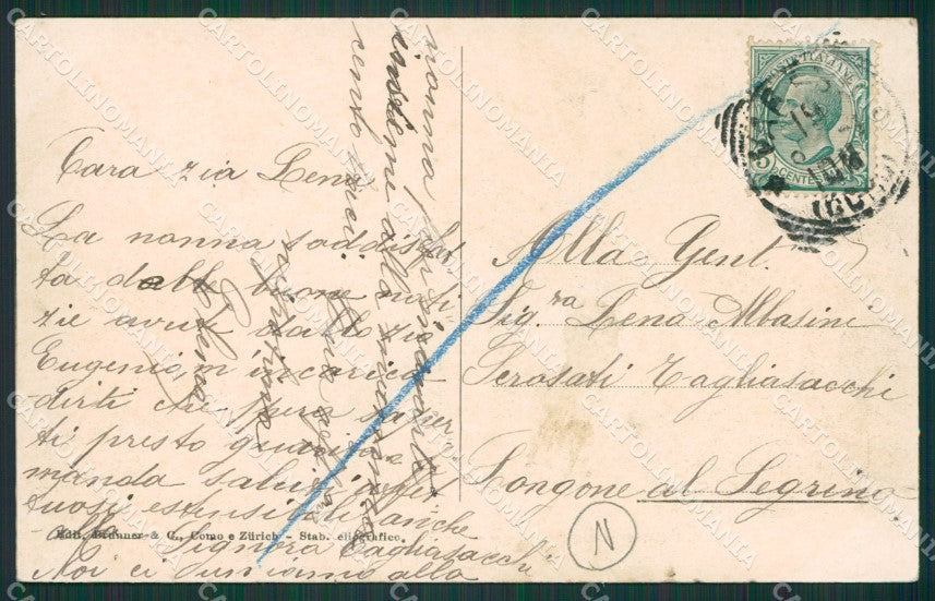 Varese Sacro Monte cartolina QK8371 – retro