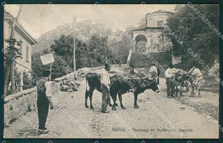 Varese Sacro Monte cartolina QK8374 – fronte
