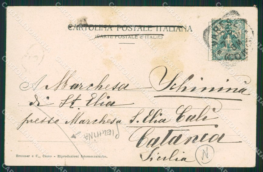 Varese Sacro Monte PIEGHINA cartolina QK8375 – retro