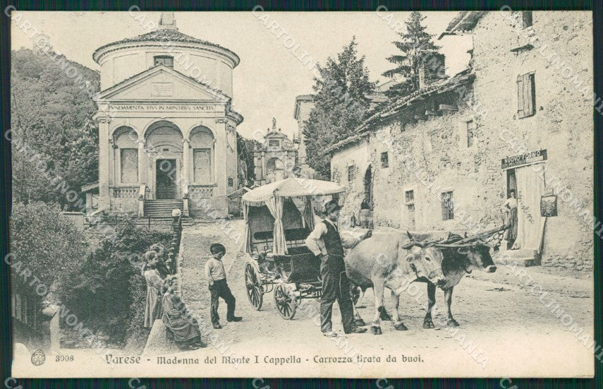 Varese Sacro Monte cartolina QK8376 – fronte
