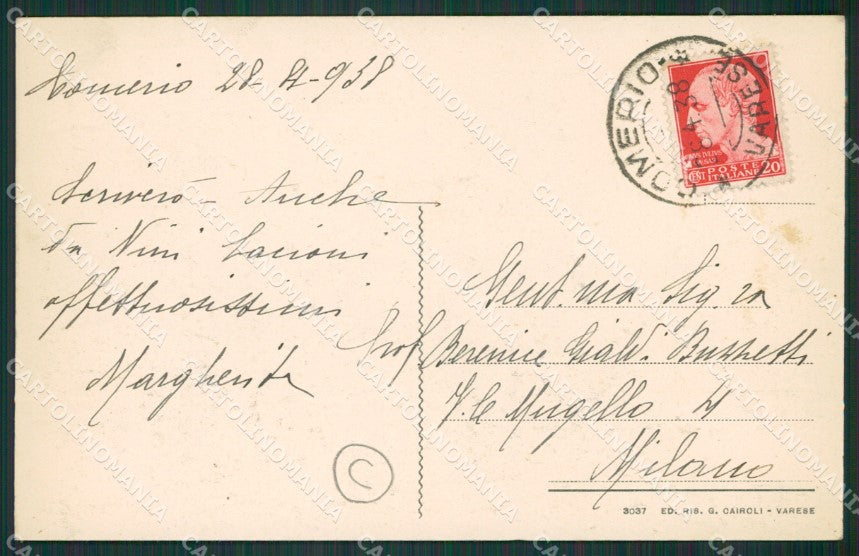 Varese Gavirate cartolina QK8381 – retro