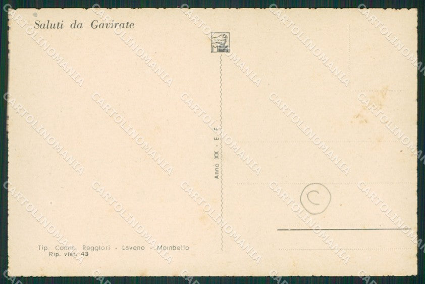 Varese Gavirate cartolina QK8390 – retro