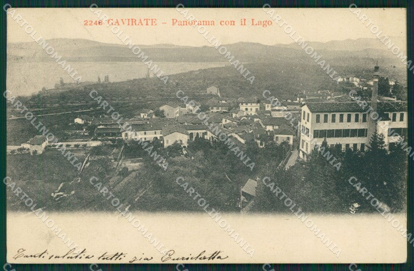 Varese Gavirate cartolina QK8393 – fronte