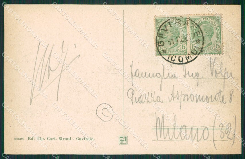 Varese Gavirate cartolina QK8400 – retro