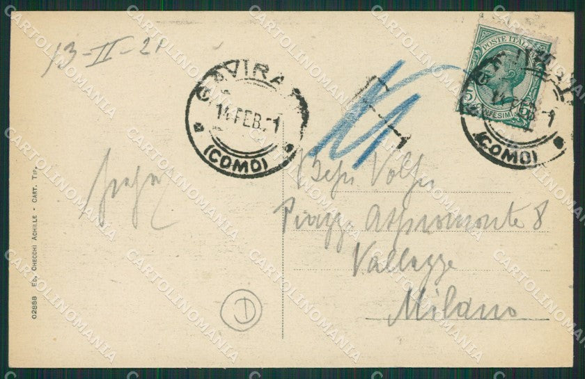 Varese Gavirate Pozzuolo cartolina QK8416 – retro