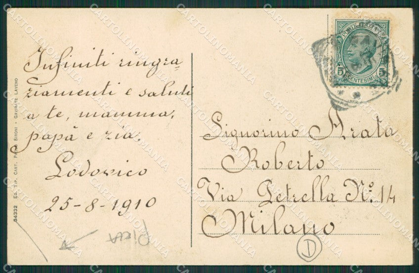 Varese Gavirate PIEGA cartolina QK8419 – retro