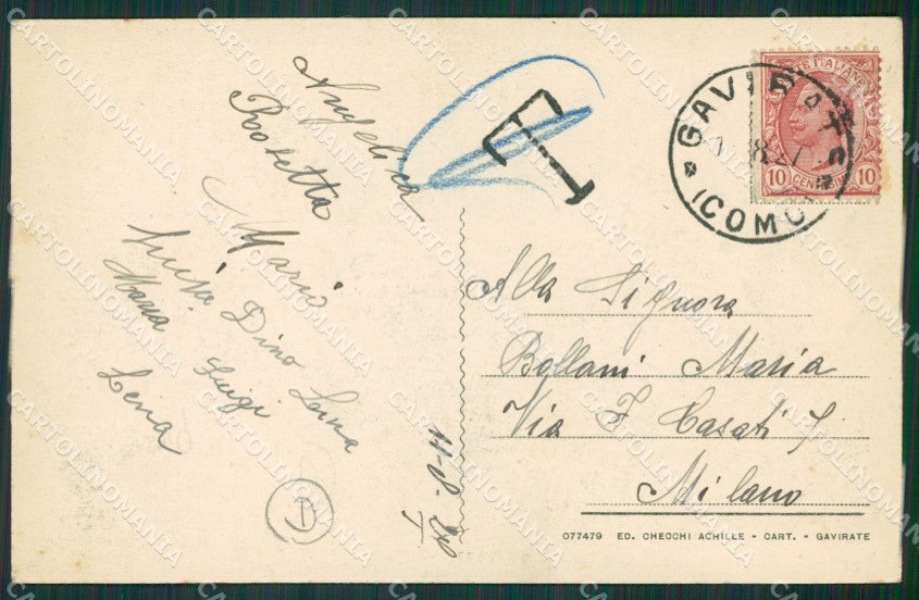 Varese Gavirate cartolina QK8423 – retro