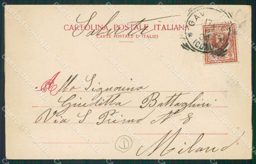 Varese Gavirate cartolina QK8424 – retro