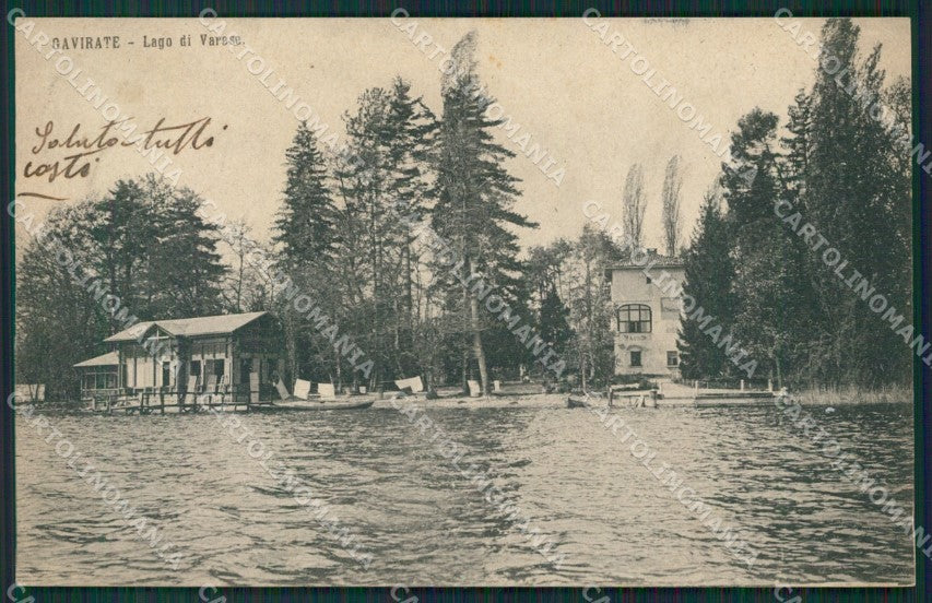 Varese Gavirate cartolina QK8428 – fronte