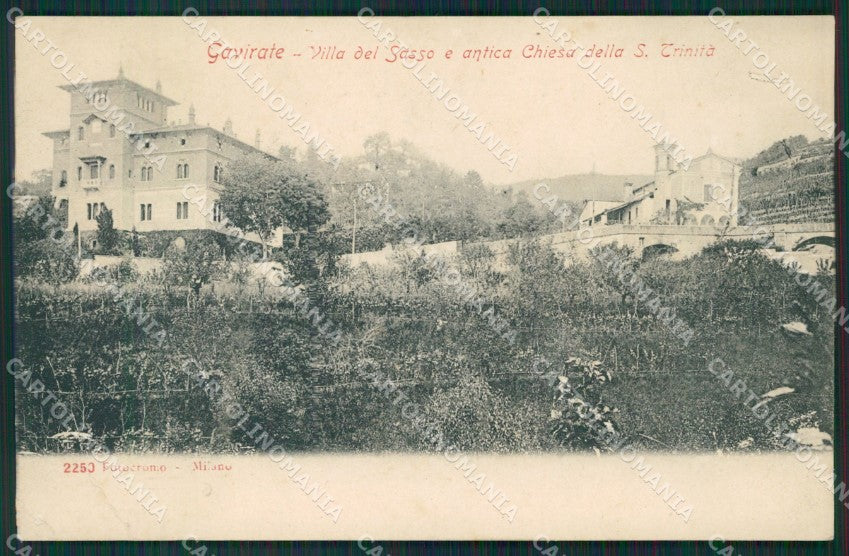 Varese Gavirate PIEGHE cartolina QK8431 – fronte