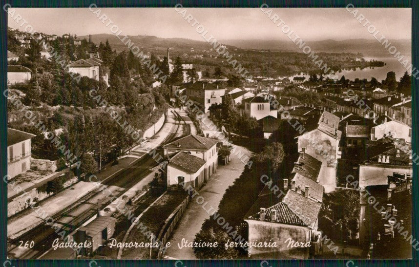 Varese Gavirate Stazione Foto cartolina QK8433 – fronte