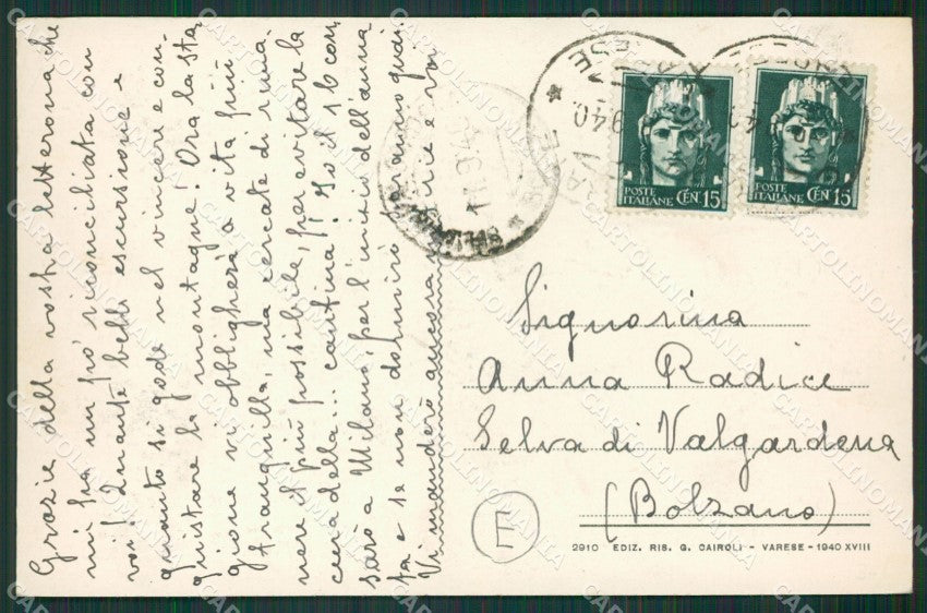 Varese Gavirate cartolina QK8439 – retro