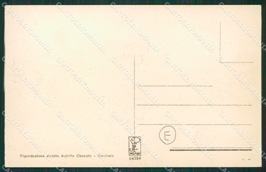 Varese Gavirate Stazione cartolina QK8443 – retro