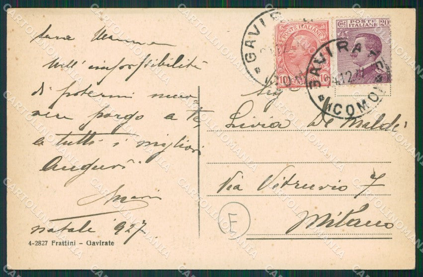 Varese Gavirate cartolina QK8445 – retro