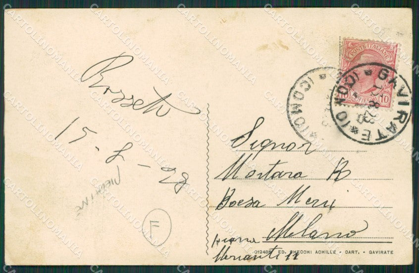 Varese Gavirate PIEGHINE cartolina QK8451 – retro