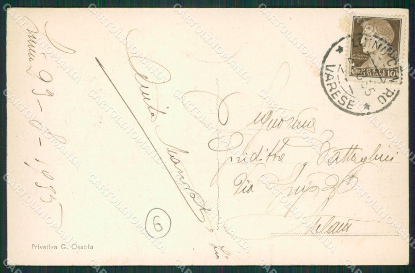 Varese Gavirate cartolina QK8460 – retro