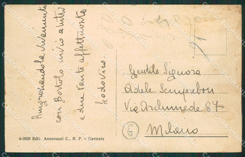 Varese Gavirate PIEGA cartolina QK8467 – retro