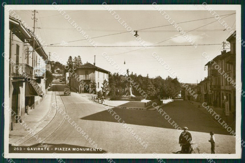 Varese Gavirate PIEGHINE ABRASA Foto cartolina QK8472 – fronte