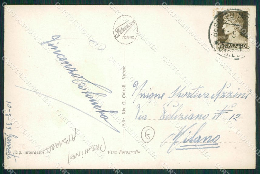 Varese Gavirate PIEGHINE ABRASA Foto cartolina QK8472 – retro