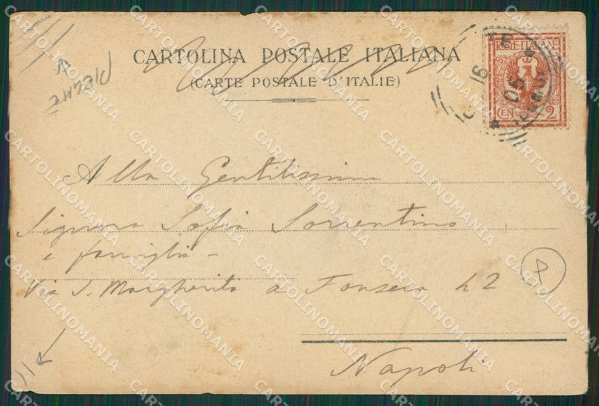 Varese Gavirate Mercato PIEGHE cartolina QK8477 – retro