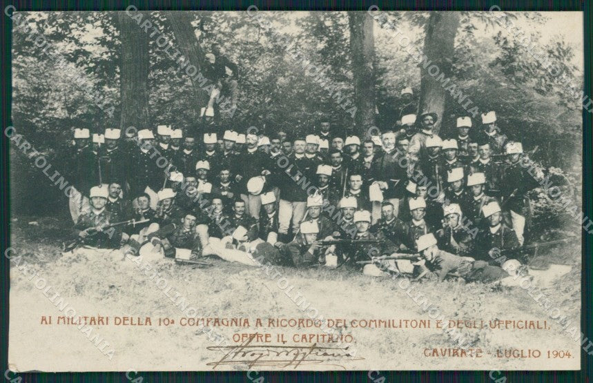 Varese Gavirate Militari Foto cartolina QK8486 – fronte