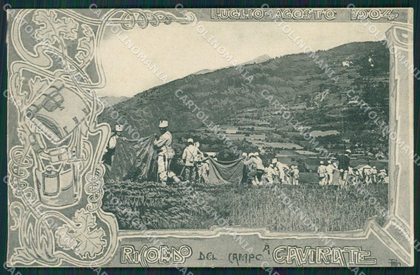 Varese Gavirate Militari cartolina QK8489 – fronte