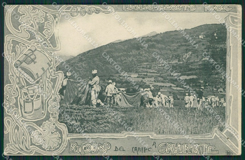 Varese Gavirate Militari cartolina QK8493 – fronte