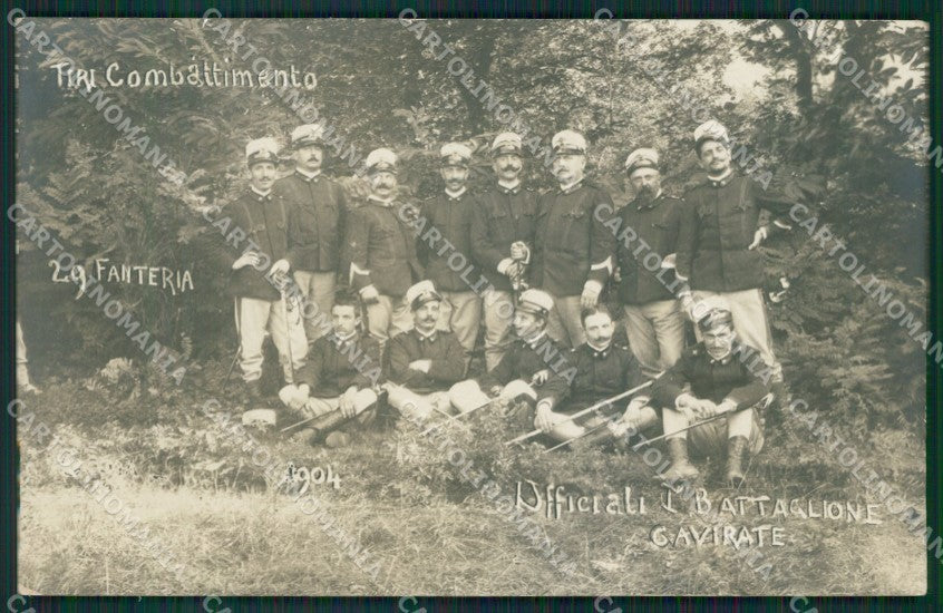 Varese Gavirate Militari Foto cartolina QK8496 – fronte