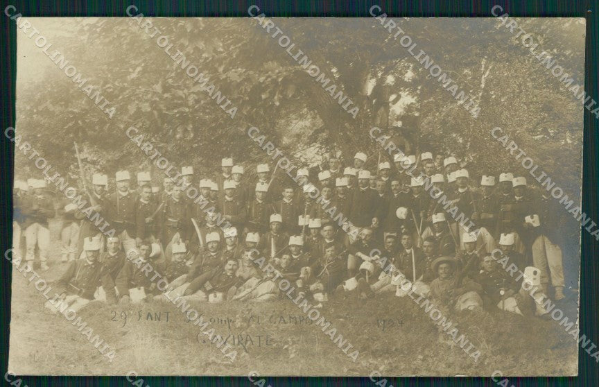 Varese Gavirate Militari Foto cartolina QK8499 – fronte