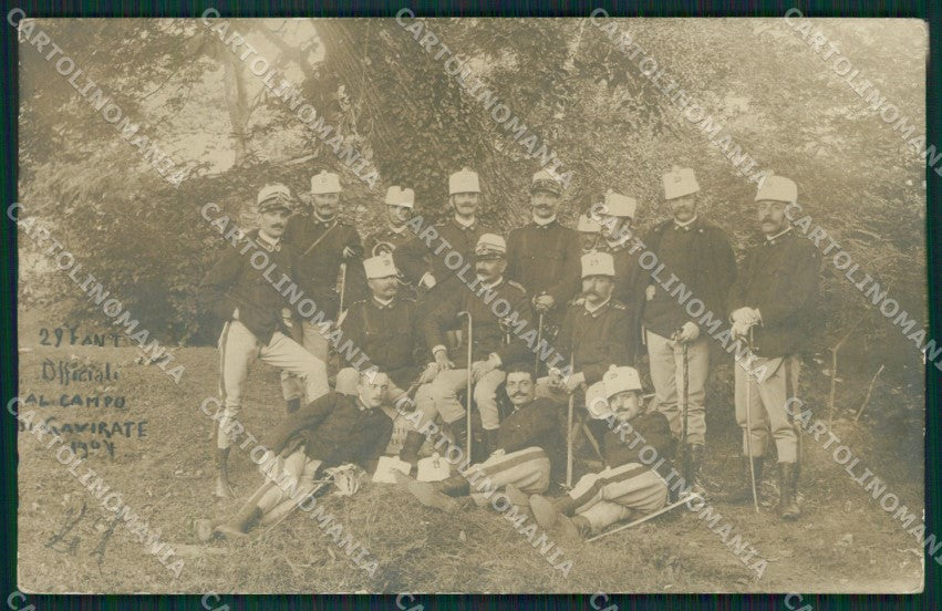 Varese Gavirate Militari Foto cartolina QK8502 – fronte