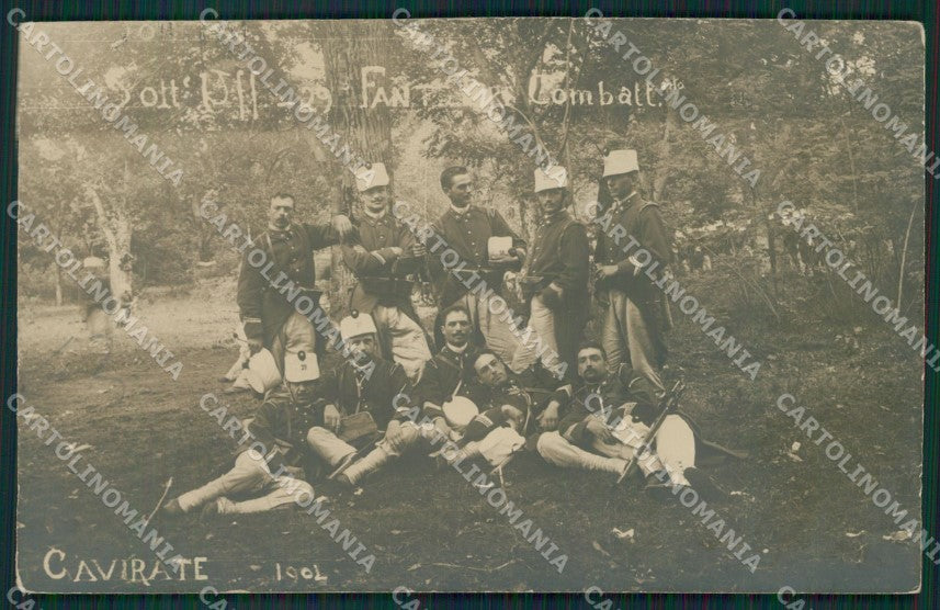 Varese Gavirate Militari Foto cartolina QK8505 – fronte