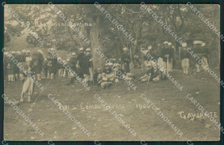 Varese Gavirate Militari Foto cartolina QK8506 – fronte