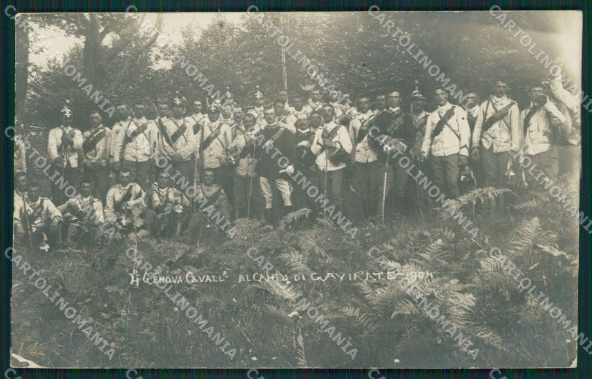 Varese Gavirate Militari Foto cartolina QK8508 – fronte