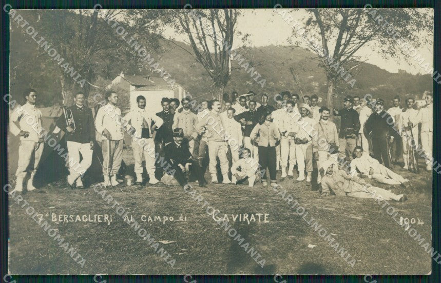 Varese Gavirate Militari Foto cartolina QK8510 – fronte