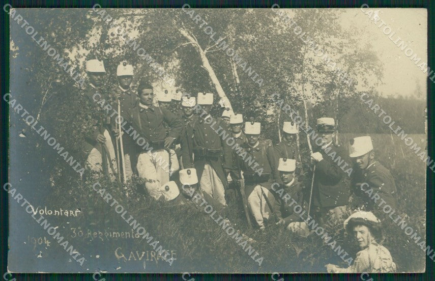 Varese Gavirate Militari ABRASA Foto cartolina QK8517 – fronte