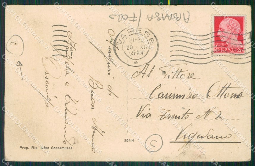 Varese Brinzio ABRASA FORO cartolina QK8534 – retro