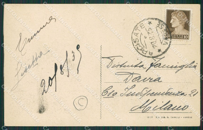 Varese Arcisate cartolina QK8581 – retro