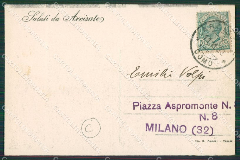Varese Arcisate cartolina QK8604 – retro