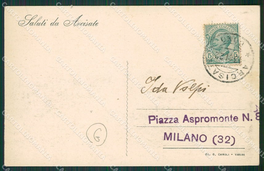 Varese Arcisate cartolina QK8629 – retro