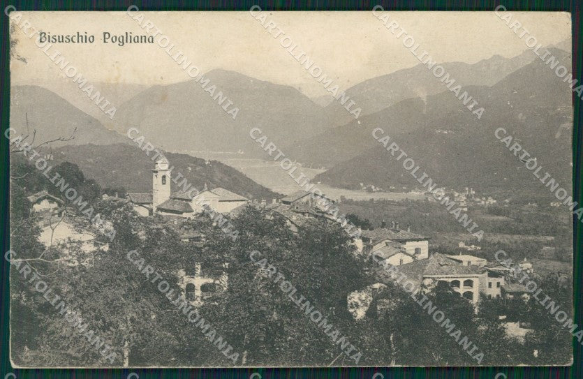 Varese Bisuschio Pogliana TRACCE UMIDO cartolina QK8634 – fronte