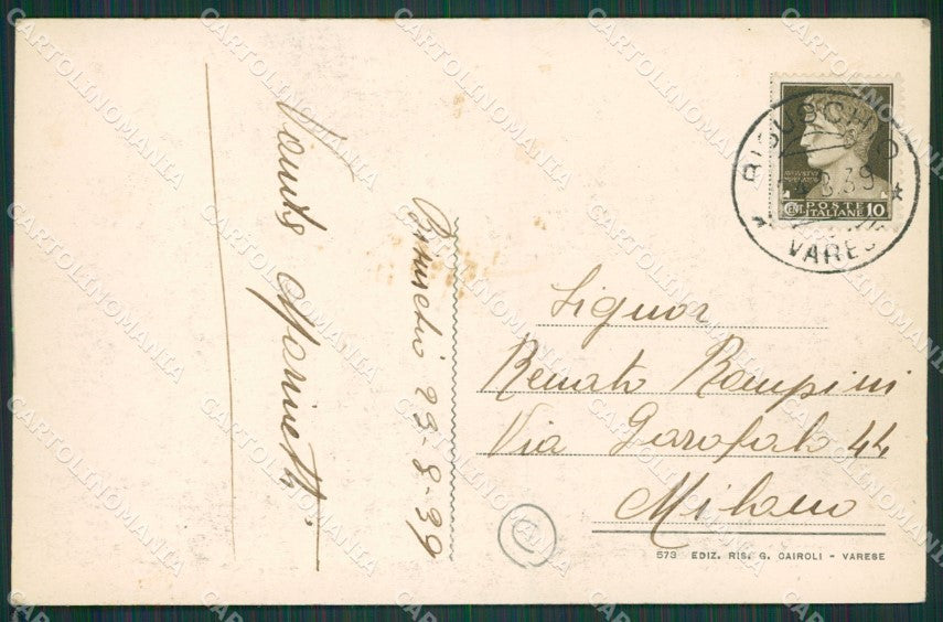 Varese Bisuschio cartolina QK8637 – retro